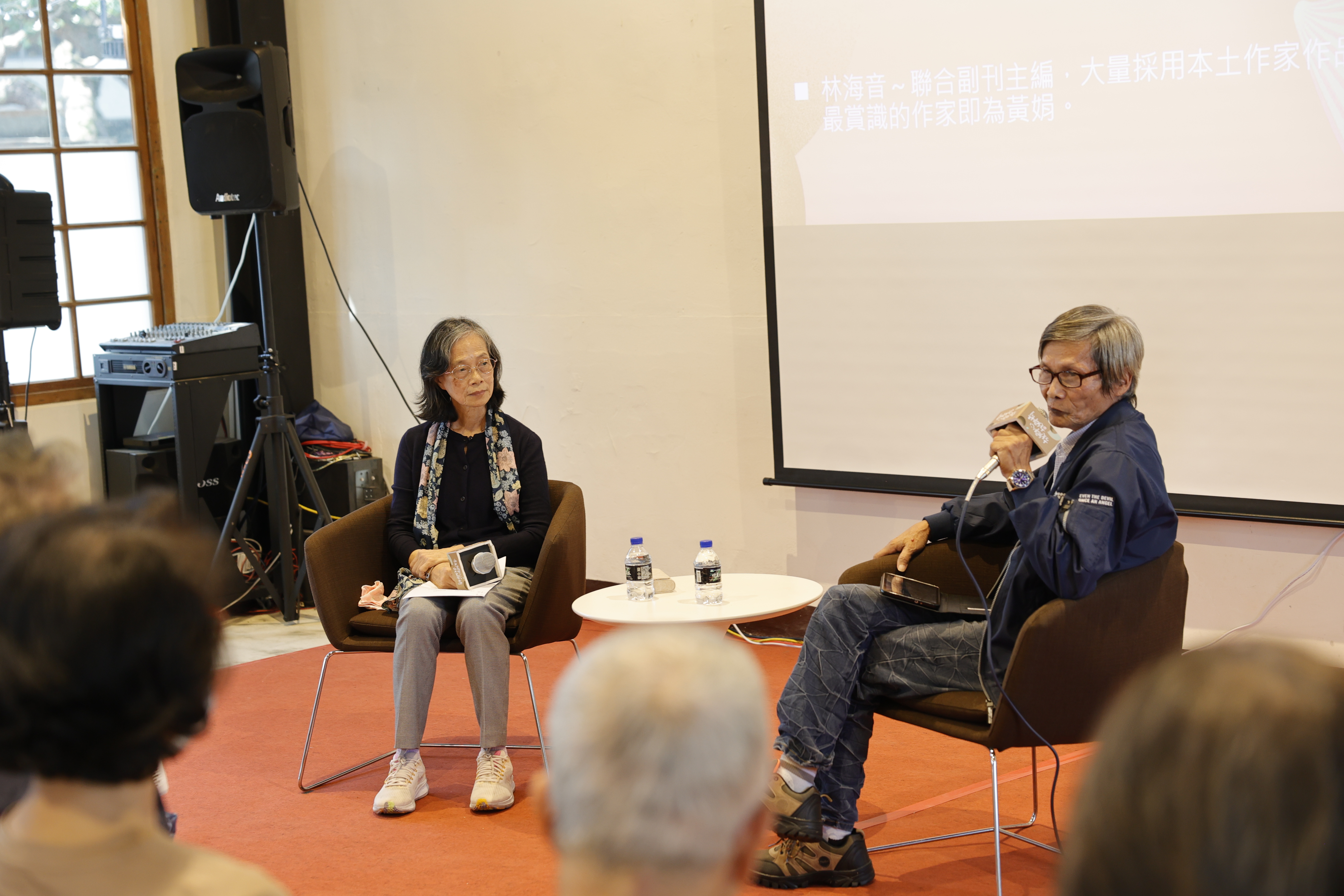 作家傅銀樵、許素蘭老師，分享對黃娟最具影響力的三位文學大老(鍾肇政、林海音、吳濁流)與黃娟老師的文學情緣故事與作品