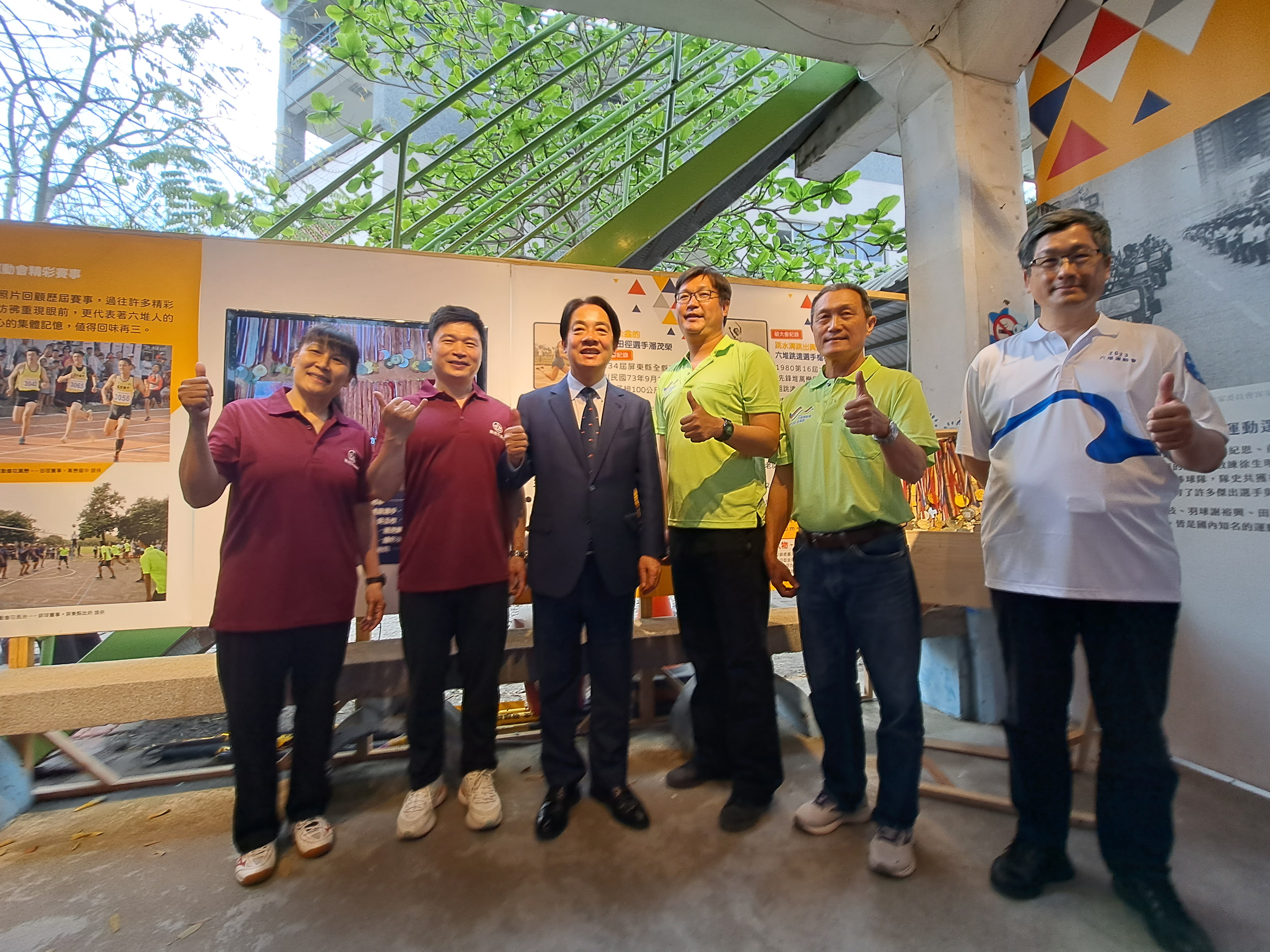 賴清德副總統與六堆運動選手及教練合影