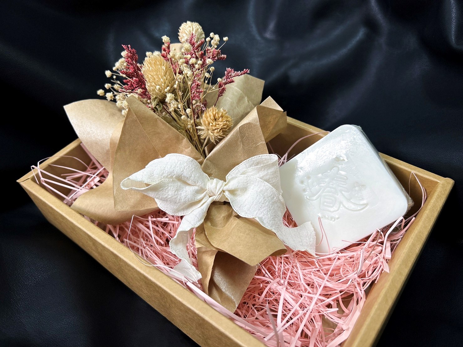 A handmade soap giftbox