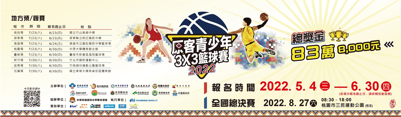 Registration for Hakka-Indigenous youth basketball game is open 展示圖